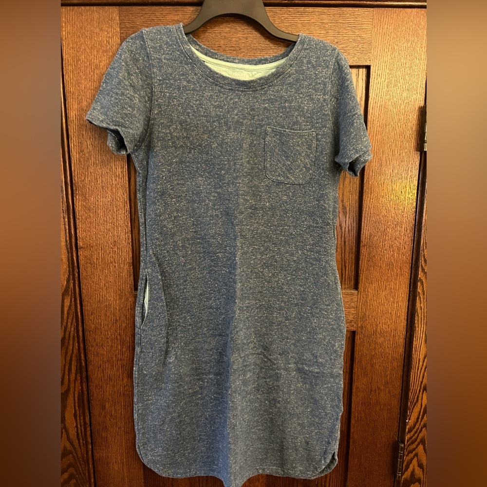 Duluth Trading Co. dress XS organic cotton & hemp heavy fabric sweater pockets